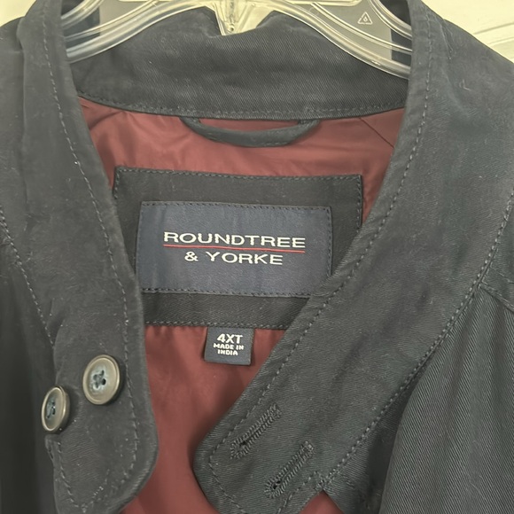 Roundtree & Yorke Blue Men Jacket 4XT - Picture 9 of 12